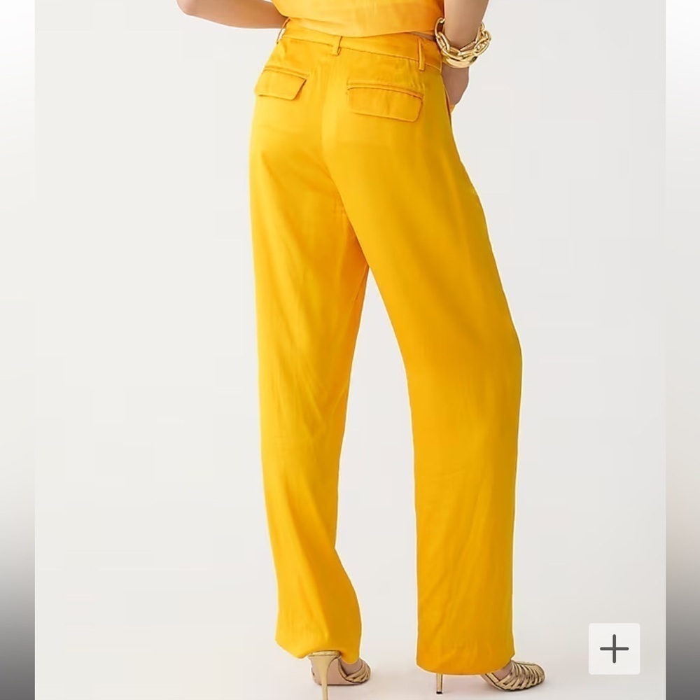 J Crew Straight-leg essential pant in luster crepe BT428 - Picture 3 of 5
